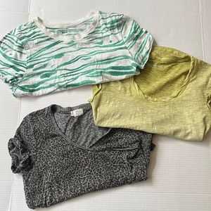 Lot of 3‎ Anthropologie T-shirt’s